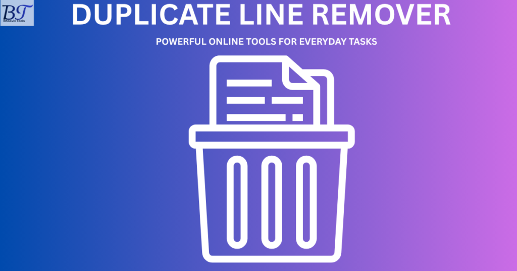 Duplicate Line Remover