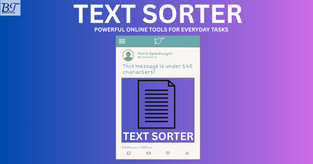 Text Sorter