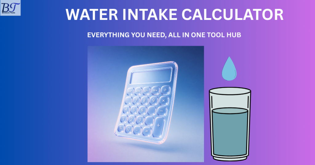 Water Intake Calculator