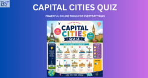 Capital Cities Quiz