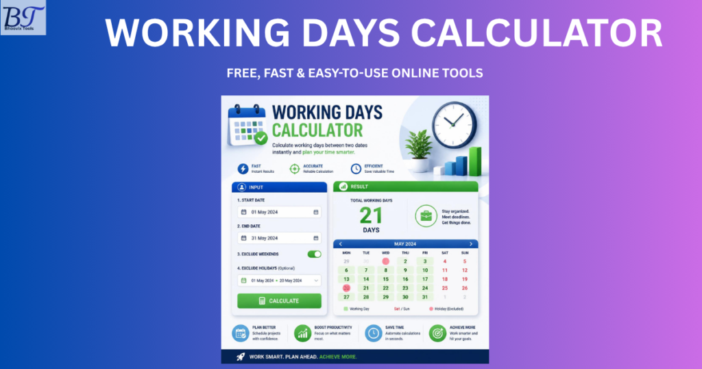 Working Days Calculator